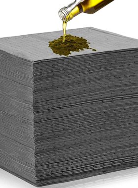 灰色压点耐磨 轻型车库配件吸水吸油垫油溢出垫通用型吸液棉