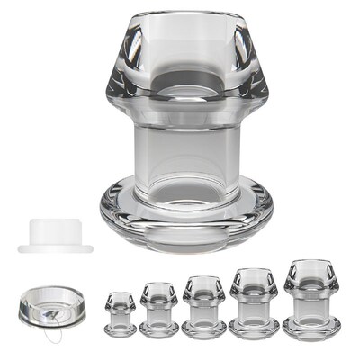 极速Adult Diary Anal Shower Hollow Butt Plug Enema Prostate