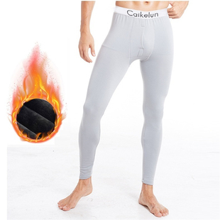 极速Long thermal warm fleece keep thin men johns underwear
