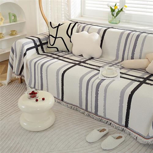 20232023新款北欧沙发巾沙发垫防猫抓沙发全包盖毯四季通用现