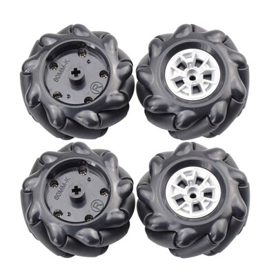 极速60mm High Hardness Plastic Mecanum Wheel Omni-directiona