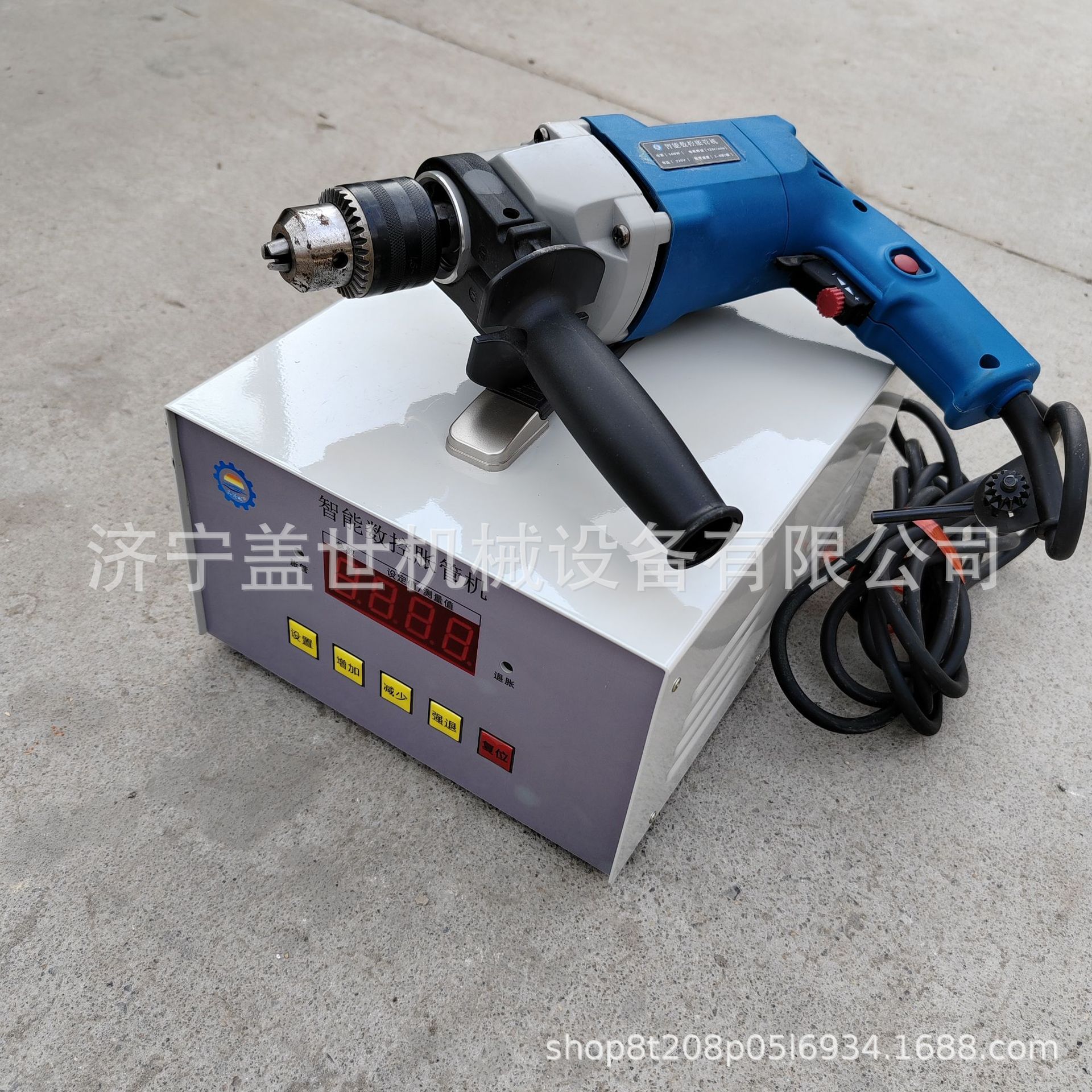 智能数控电动胀管机不锈钢涨管器铜管换热管扩口胀管器管板胀接机