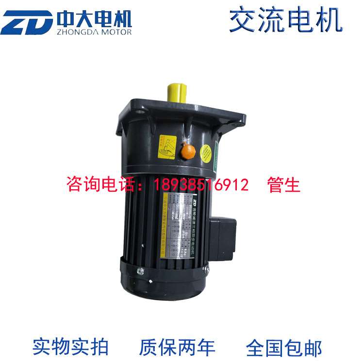 ZV-200-90-S-G1-LD 立式微型交流马达 三相220V  2#箱体出轴22mm