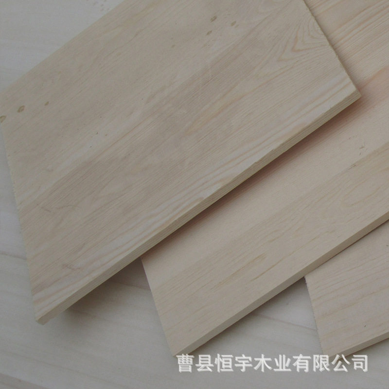 实木板材樟子松木直拼板可碳化烧色九厘板原木板薄木板木板片