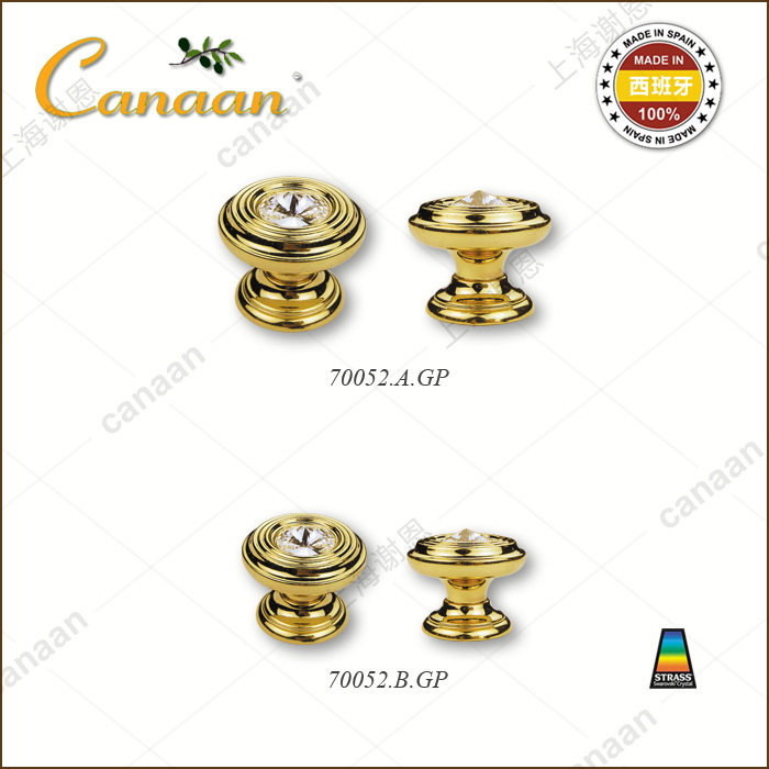 Canaan迦南原装西班牙进口欧式古典抽屉柜门水晶拉手70052型号