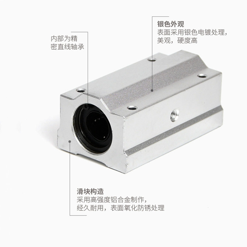 现货供应;箱式加长滑块SC60LUU、圆柱导轨、SBR铝托板导轨。