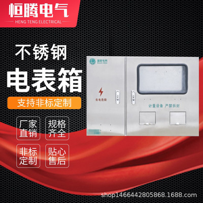 Tfy单相多表位金属电表箱计量箱不锈钢金属电表箱热镀锡电表箱
