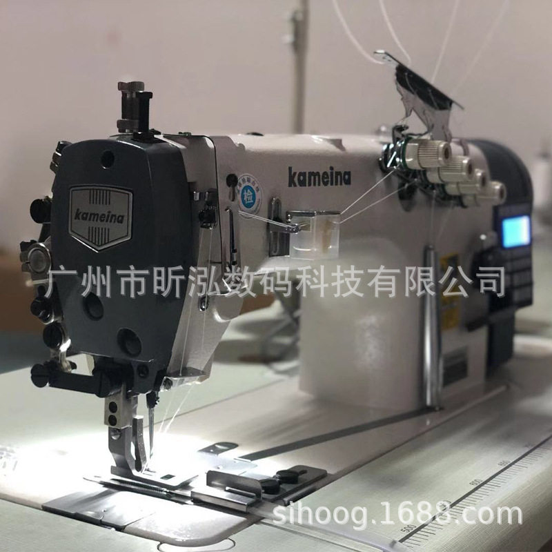卡布灯箱胶条缝纫机 胶条缝边机锁线式双针包缝车边机