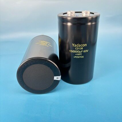 Yadacon 63v150000uf电解电容器 24年新品货160v47000uf电容器