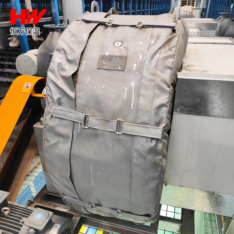 大型异形蒸汽管道防火保温套