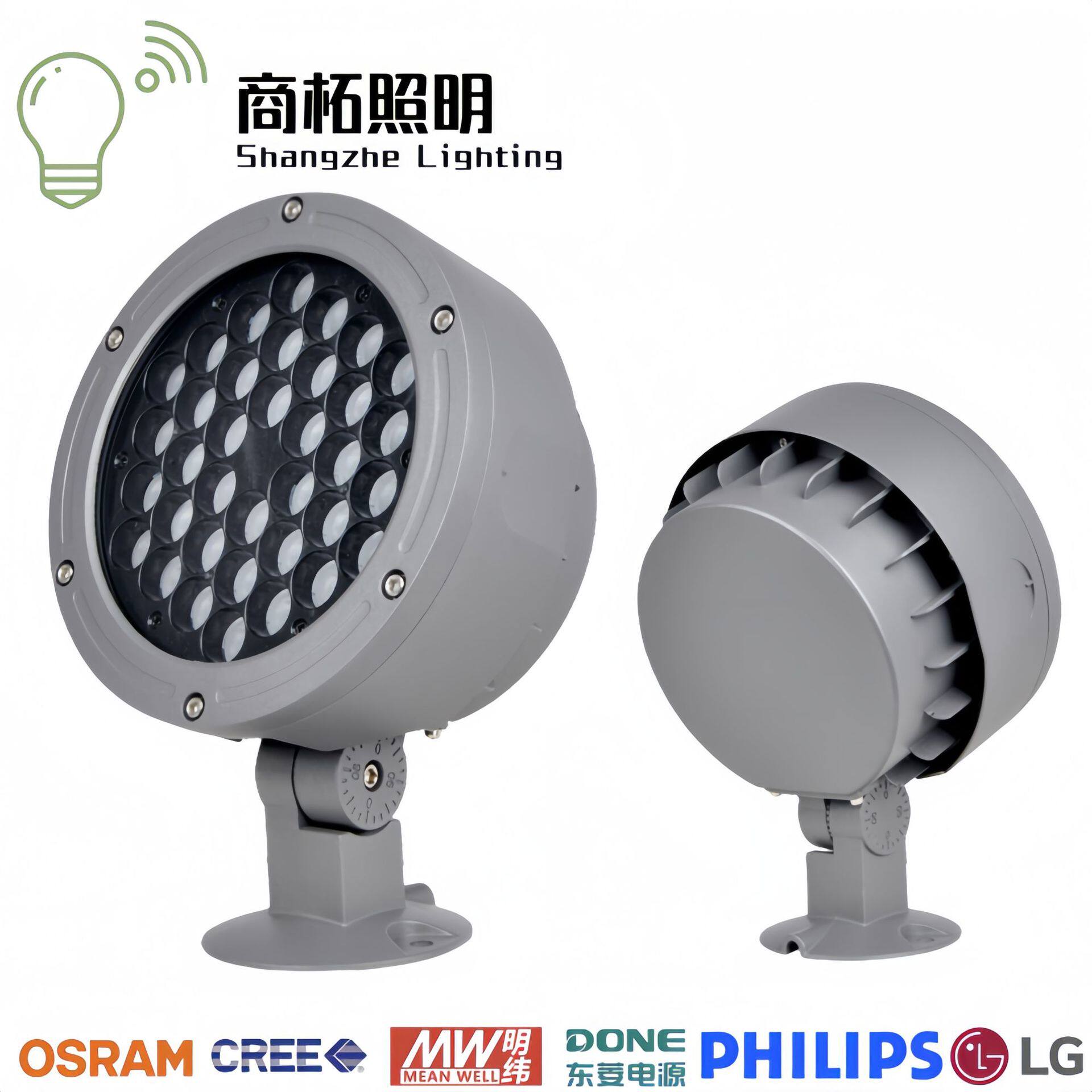LED照树灯园林景观桥梁楼宇亮化投射灯18W24W36W48W72W81W