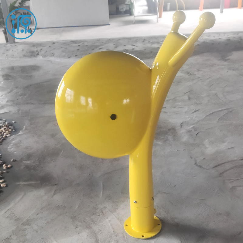 蜗牛喷水戏水小品户外水上乐园儿童公园景区度假村玩水设备定制厂
