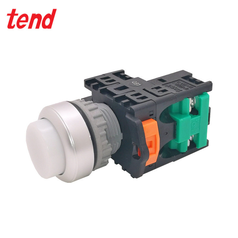 TEND天得TN2IA TN3IA直接式带灯凸头交替式按钮开关22/25/30mm