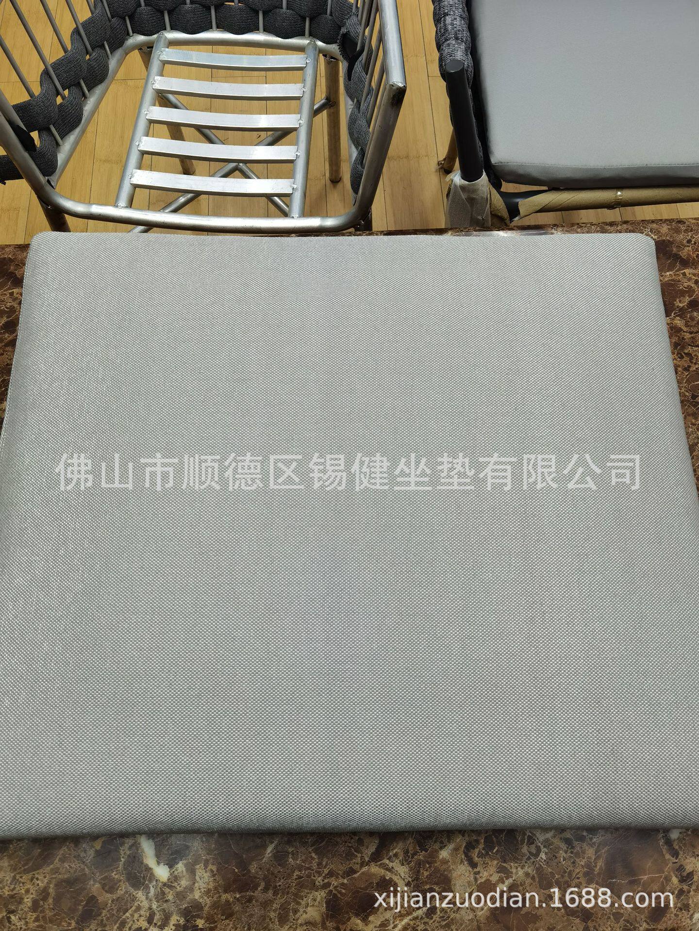 户外防水面料特斯林网布面料高密度快干海绵室外庭院座垫