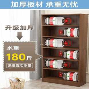 书架落地置物架简易客厅展示架靠墙收纳储物柜图书馆书柜家用柜子