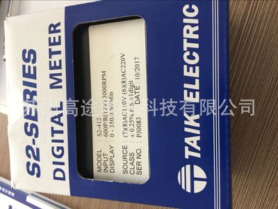 TAIK台技S2-412转速表原厂正品