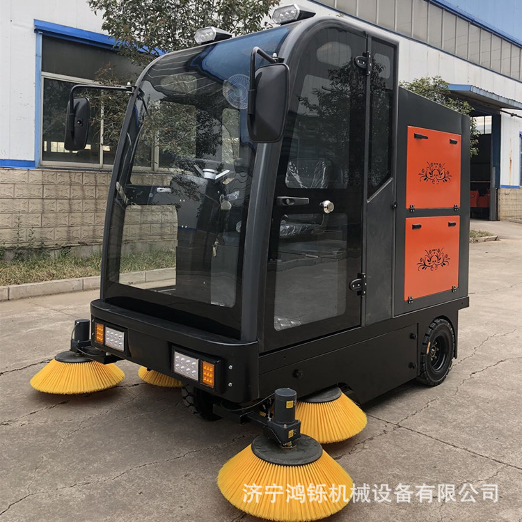 大型工厂液压双碟电动扫地车