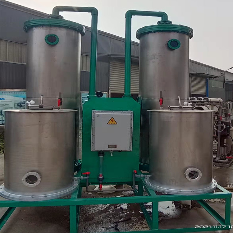 全自动钠离子交换器 胜王水处理 不锈钢柱软化水设备一体化