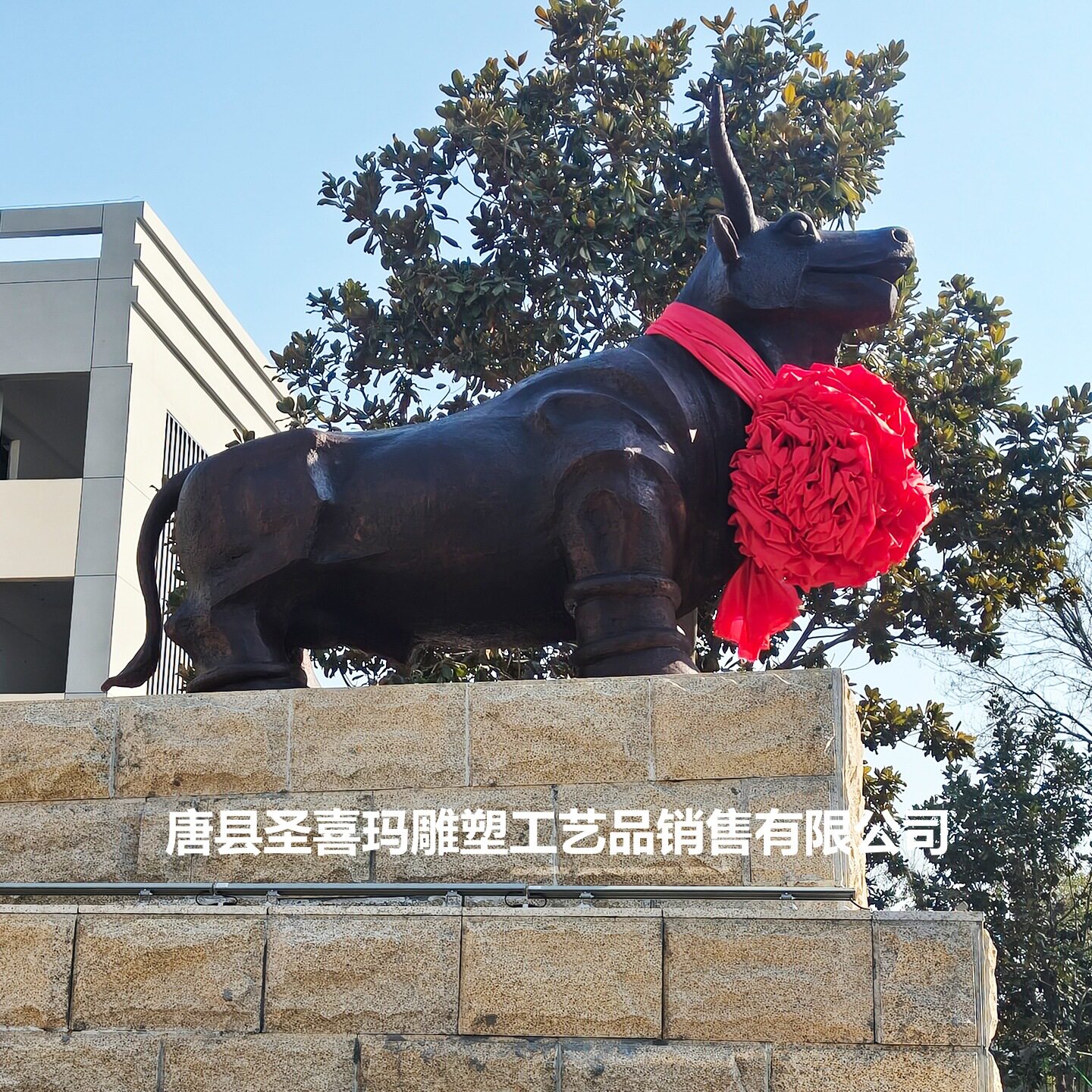 户外大型铸铜牛雕塑华尔街铜牛
