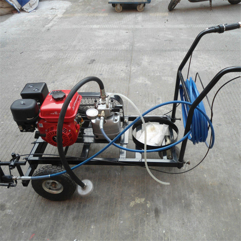 道路划线车手推式多功能汽油用车库油漆画线标线机冷喷马路划线机