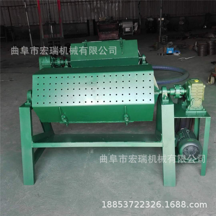 双辊式玉米破碎机 双齿对辊碎粒设备 小型家用颗粒轧碎机