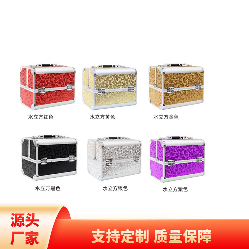 专业纹绣化妆箱大容量收纳美甲工具箱全套美发美甲工具箱防水