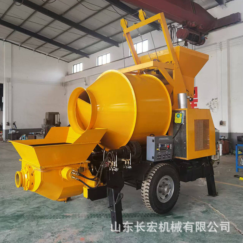 输送搅拌一体泵上料机混凝土搅拌输送泵大颗粒细石砂浆浇筑泵