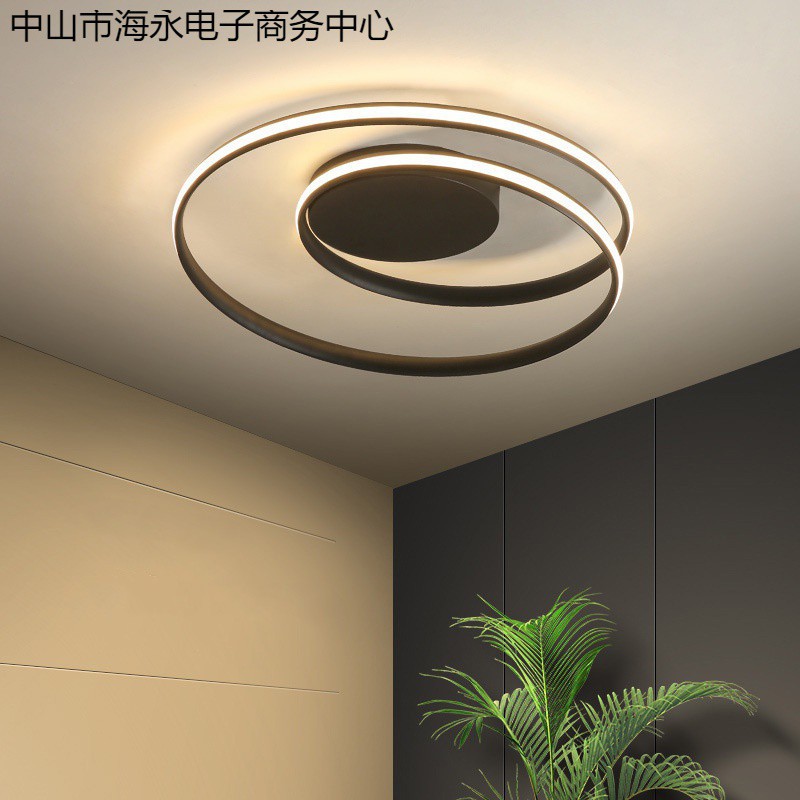 客厅吸顶灯铝材灯具现代北欧超亮创意卧室灯新款led灯小跨境