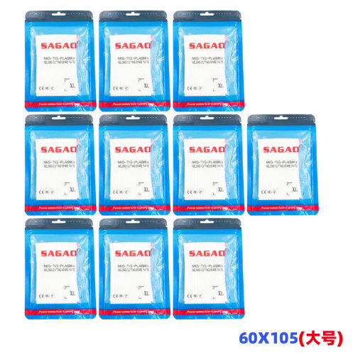 跨境新品氩弧焊防烫焊接手指套XL耐高温纤维电焊手指套10PCS