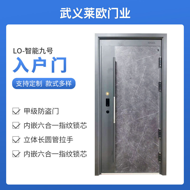 甲级防火防盗指纹防爆入户门