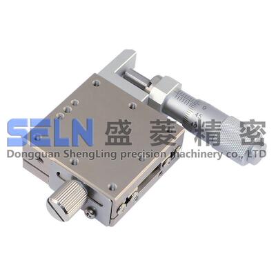 供应40*40X轴LBX40-R直线滚珠型手动微调架位移平台XSG40-CR