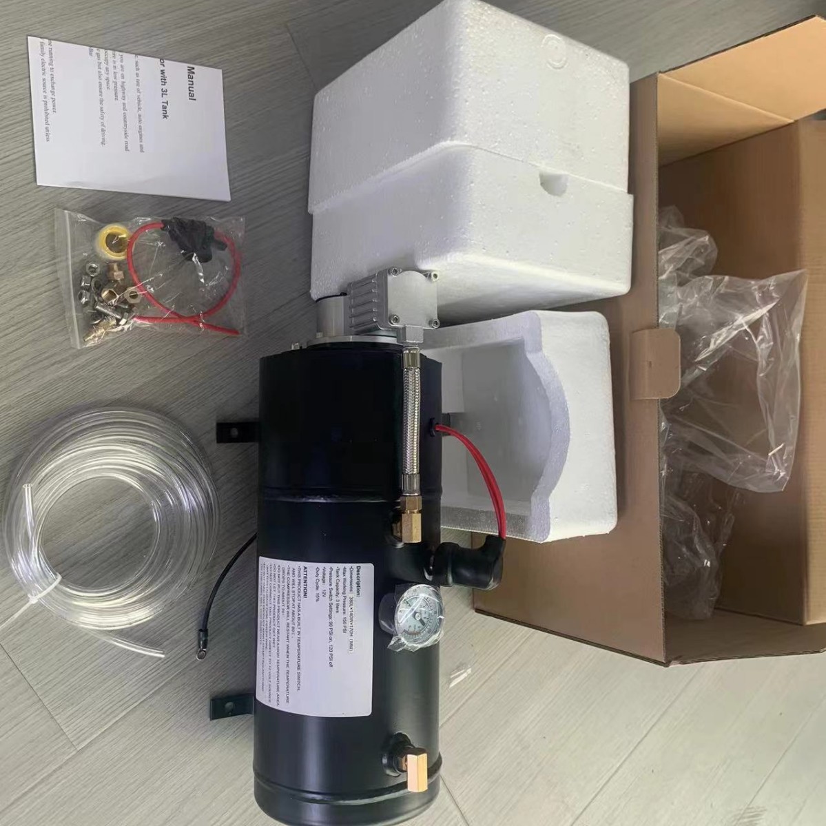 12V车载空气压缩机120psi6L