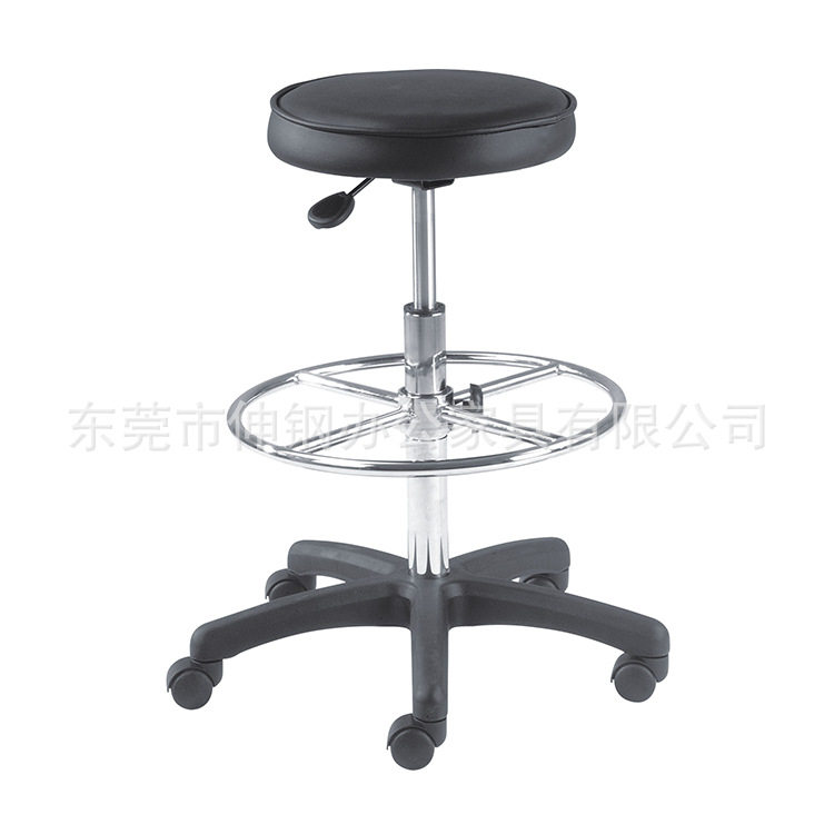脚踏圆吧凳办公洽谈休闲转椅