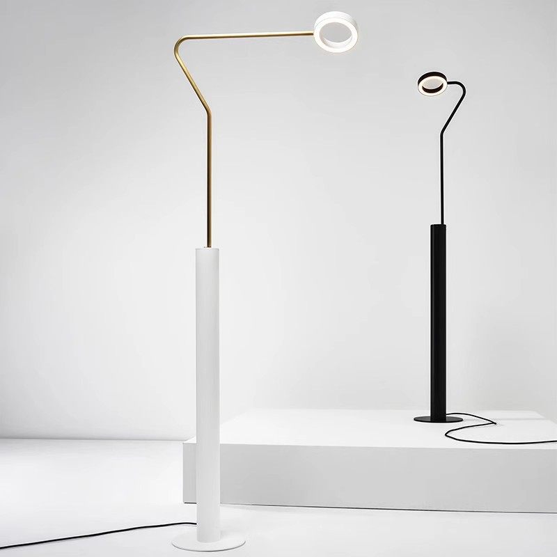 北欧极简客厅写字楼办公室落地灯现代设计师简约卧室书房床头台灯