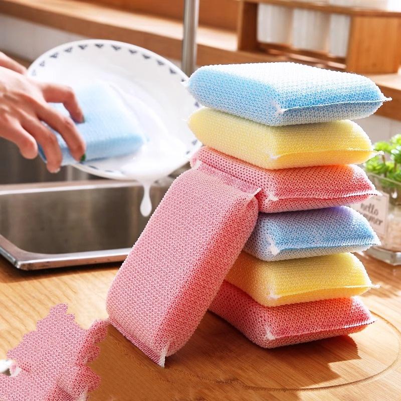 加厚百洁布海绵擦不沾油