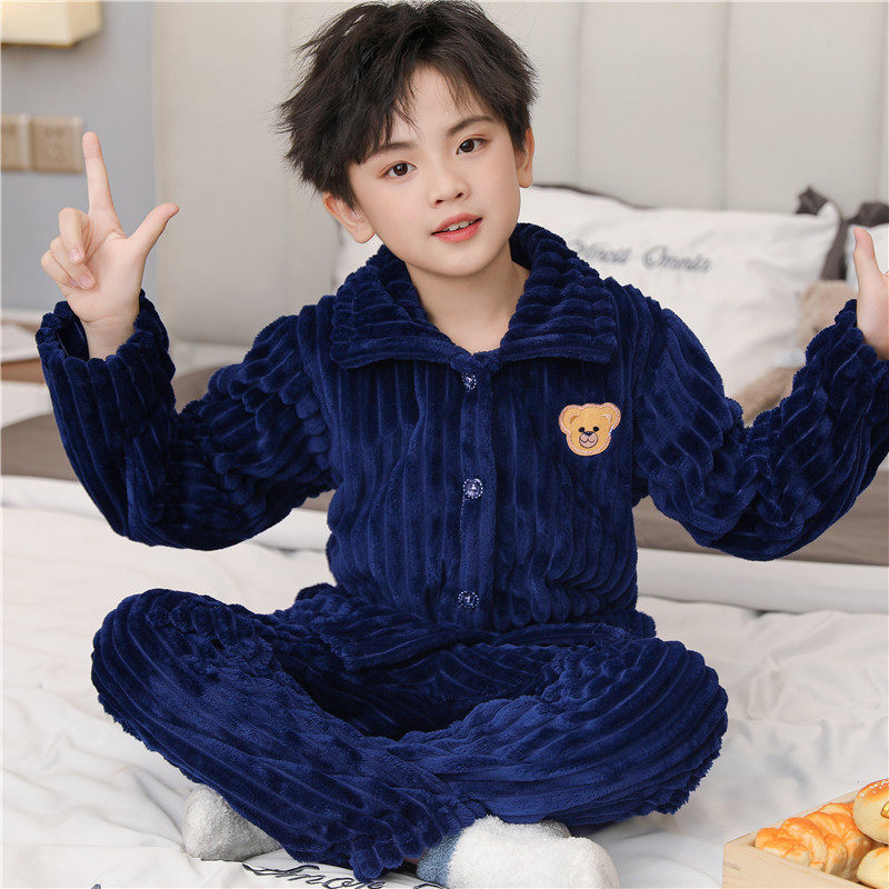 2023儿童睡衣秋冬宝宝加厚珊瑚绒睡衣男女童保暖法兰绒家居服套装,童装/婴儿装/亲子装,家居服套装,淘宝优惠券,粉丝福利购,淘宝优惠卷