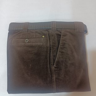 【平绒】秋冬德国迈雅柔软保暖商务休闲男裤宽松高腰28551-MONZA