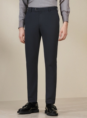 【有机棉】26春季德国MEYER迈雅商务休闲裤宽松高腰23316