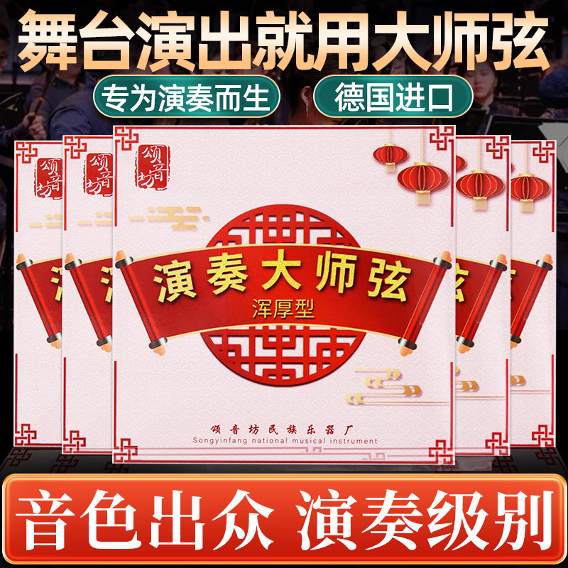 德国进口高级二胡琴弦内弦外弦专业演奏独奏级二胡通用配件正品