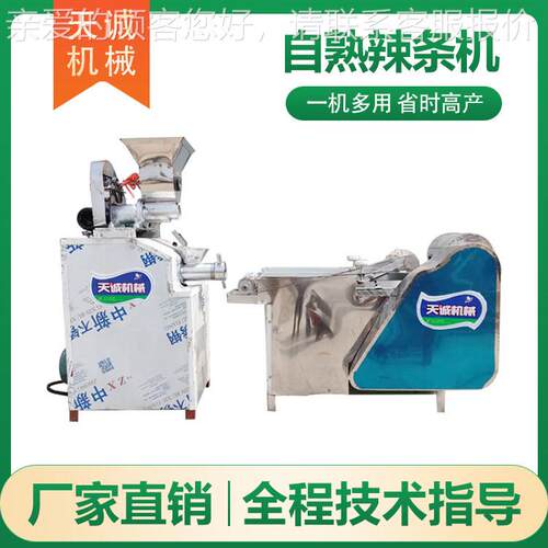 小条辣额投资创 TCL-60业型麻机厂家带技术出售自熟辣条机器
