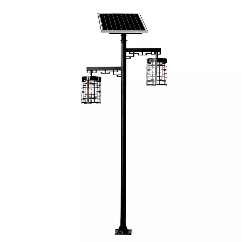 太阳能杀虫灭蚊灯庭院灯户外室外小区园林家用农村路灯景观灯超亮