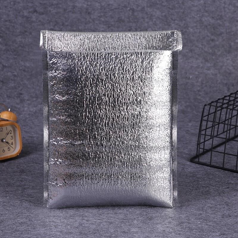 热销上柯封口型铝箔保温袋冷藏隔热保鲜外卖袋包装袋20*25+4cm(14