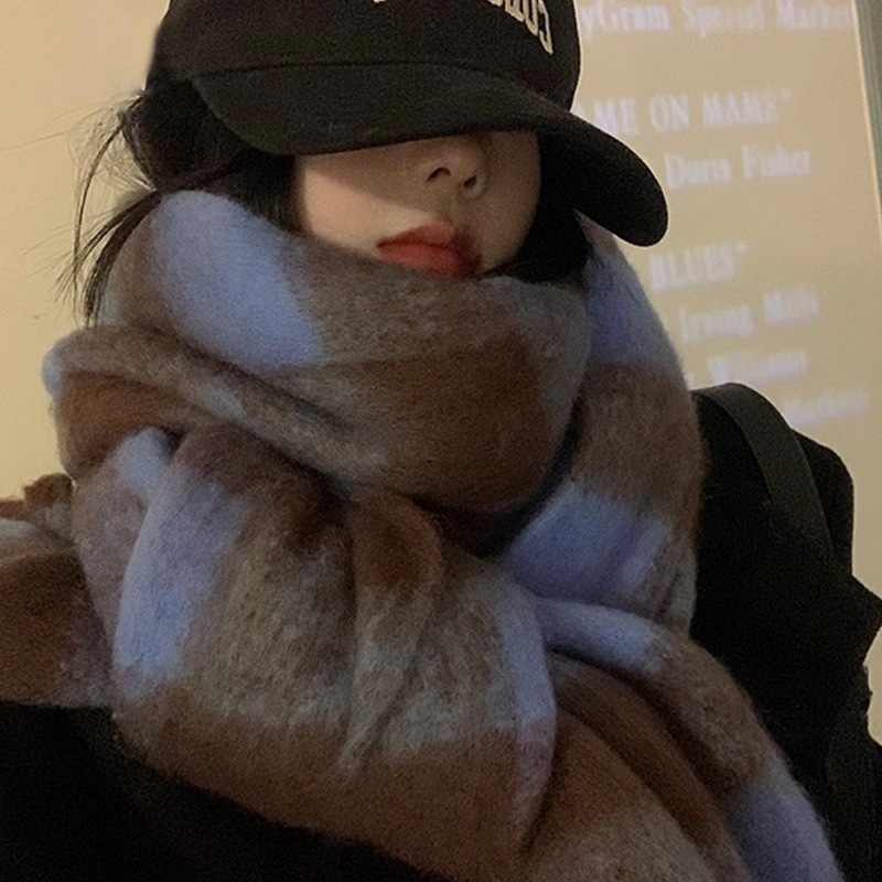 虞书欣同款秋冬季围巾2025新款