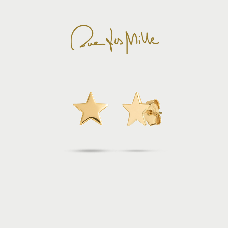 RuedesMille 意大利原创星星耳钉女轻奢高级感耳饰OR030M1STEAU