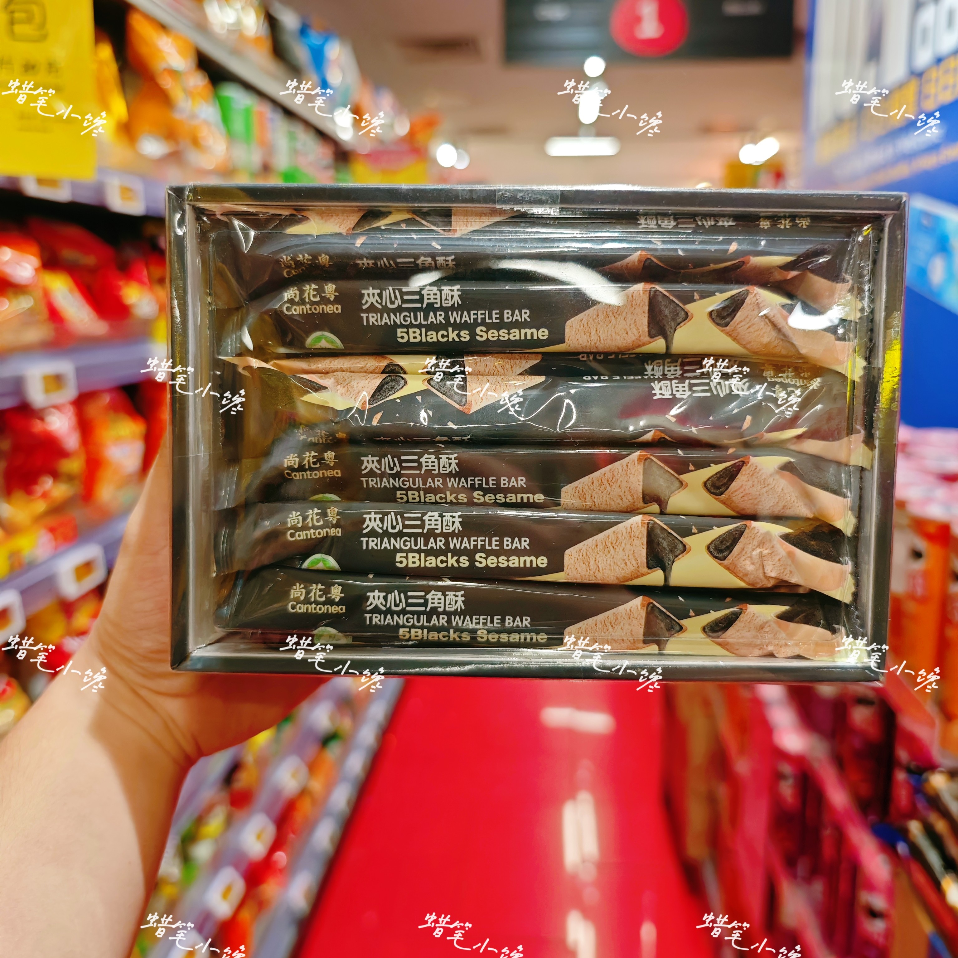 香港代购尚花粤夹心三角酥朱古力