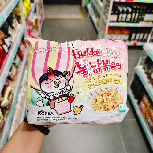三养samyang奶油卡邦尼辣鸡拌面