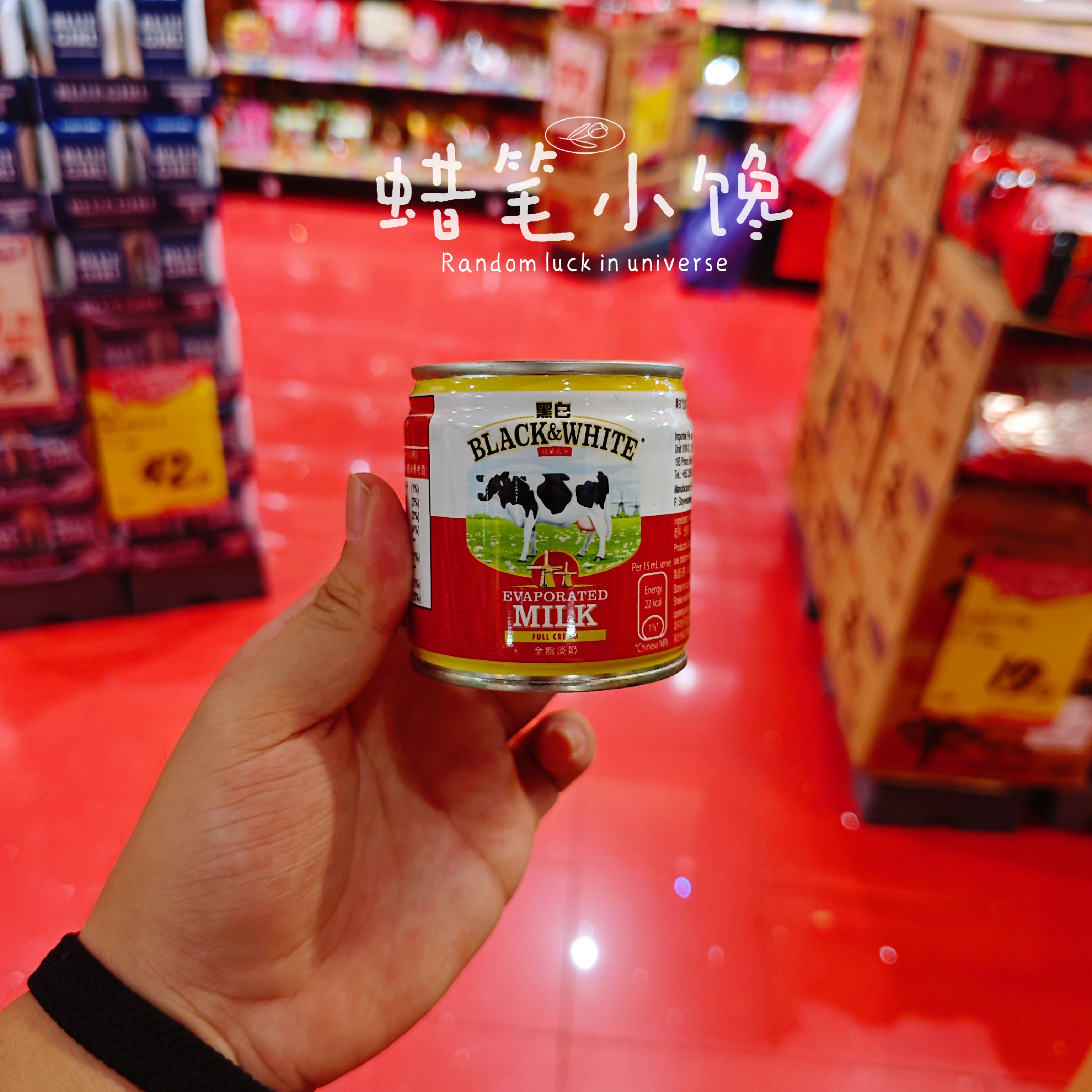 黑白淡奶荷兰黑白奶全脂淡奶