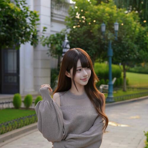 OYFF凡凡来咯香槟奈奈温柔无袖针织修身连衣裙女披肩罩衫套装