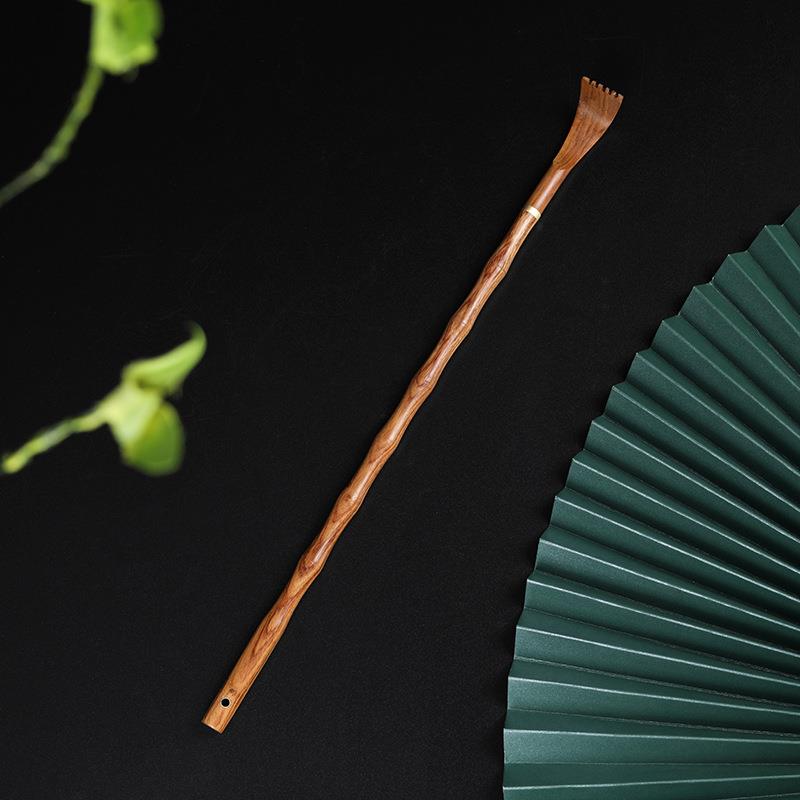 黄花梨痒痒挠檀木老头乐不求人抓痒器木质耙子挠后背抓背解压筢子