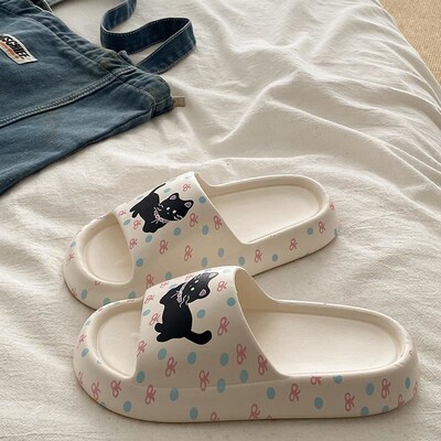 松小可EVA防滑防臭凉拖鞋夏季学生居家拖鞋女宿舍洗澡凉拖踩屎感